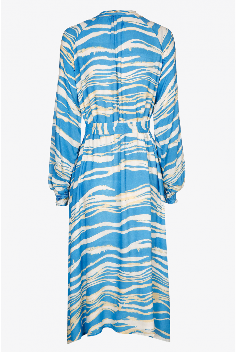Robe maxi à manches bouffantes