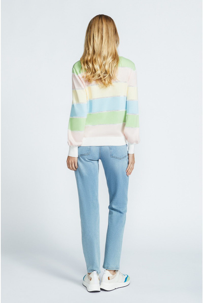 Broek met jeanslook