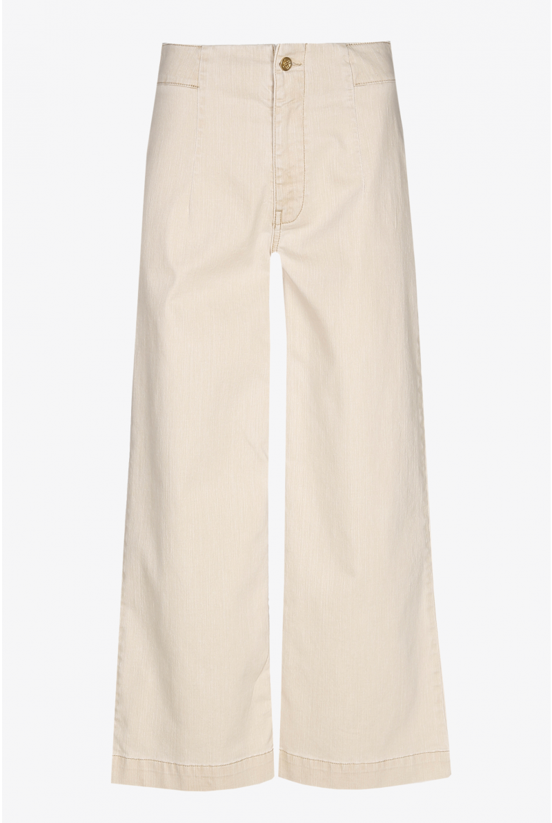 7/8 broek met wijde pijpen