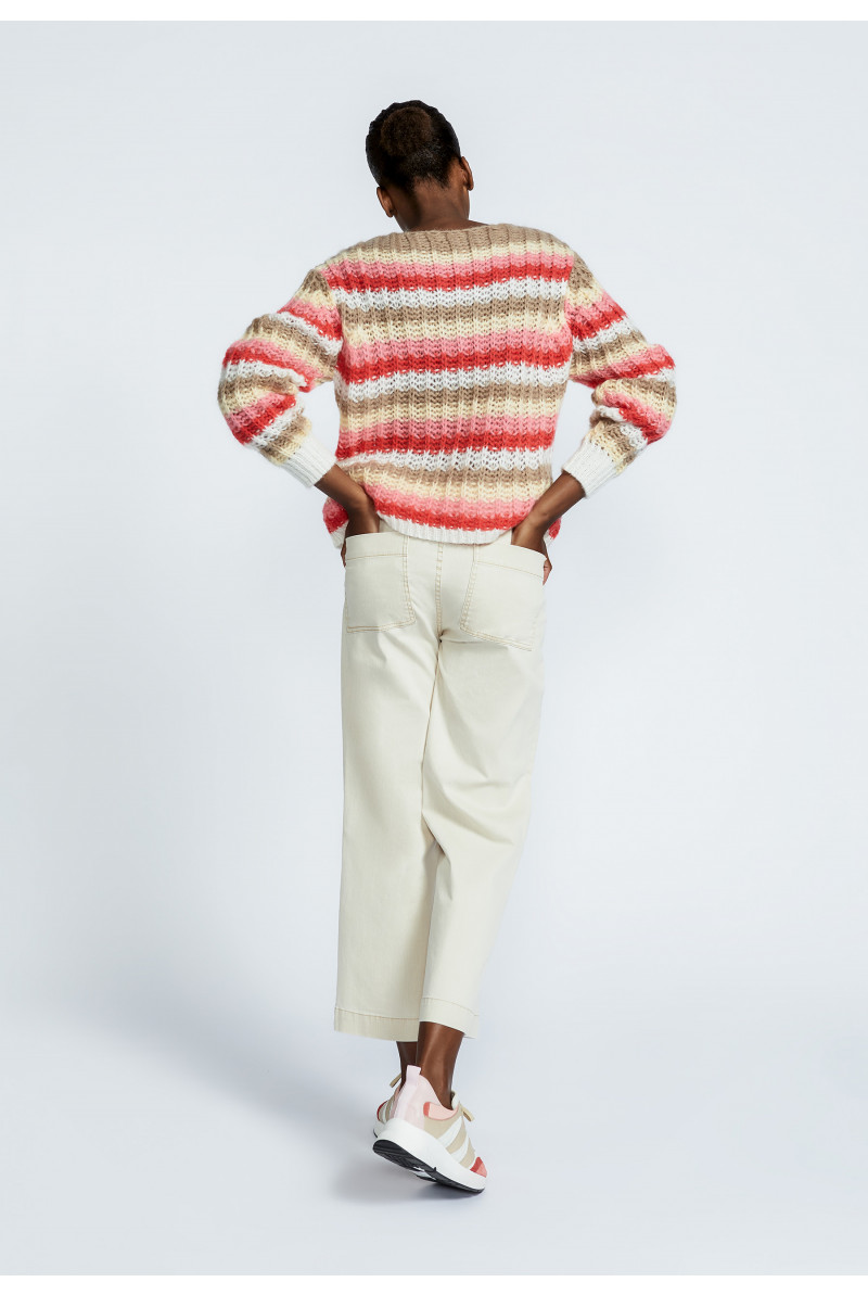 7/8 broek met wijde pijpen