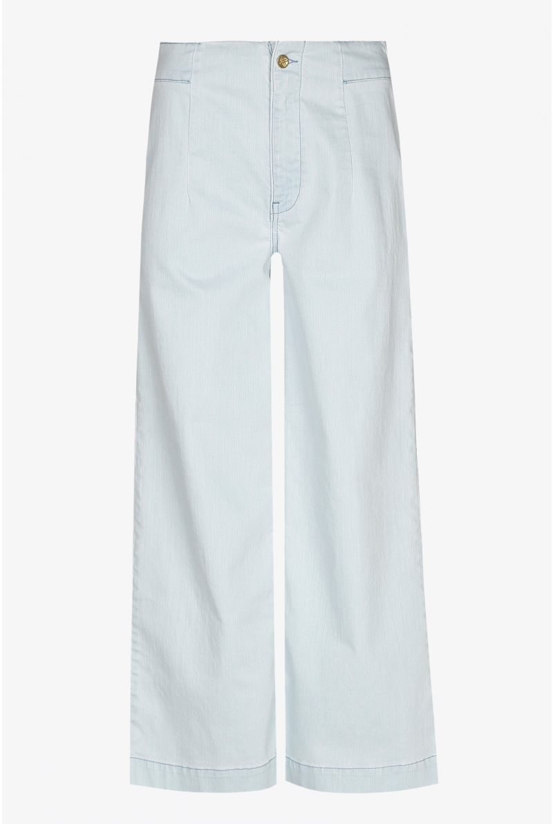 7/8 broek met wijde pijpen