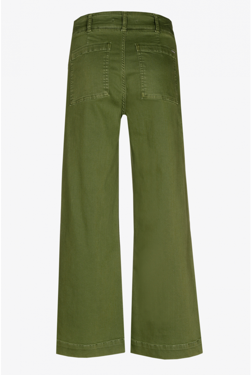 Cotton stretch trousers