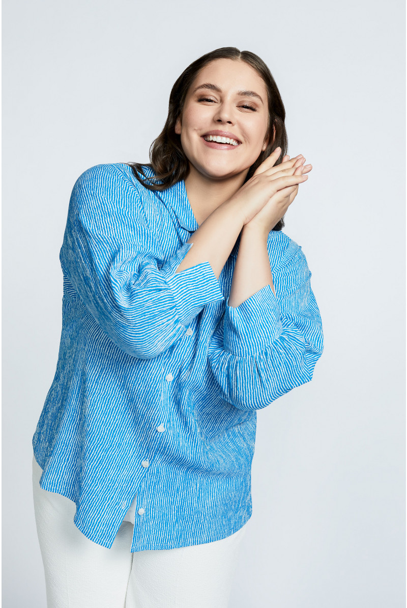 Blouse met gestreepte print