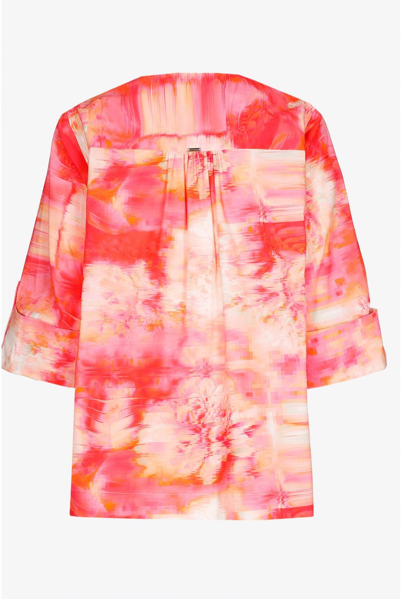 Oversized blouse met  print
