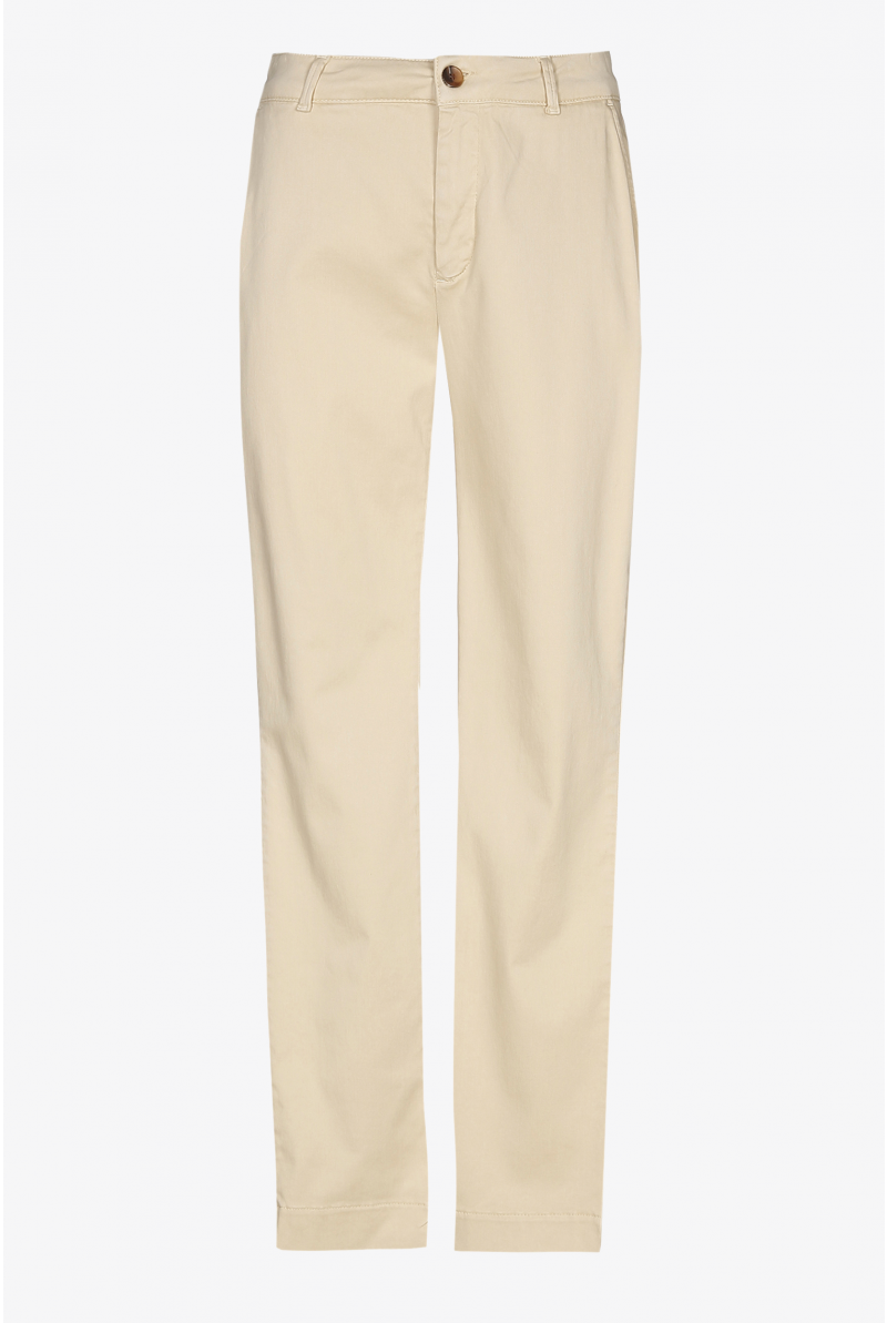 Pantalon doux à jambes étroites