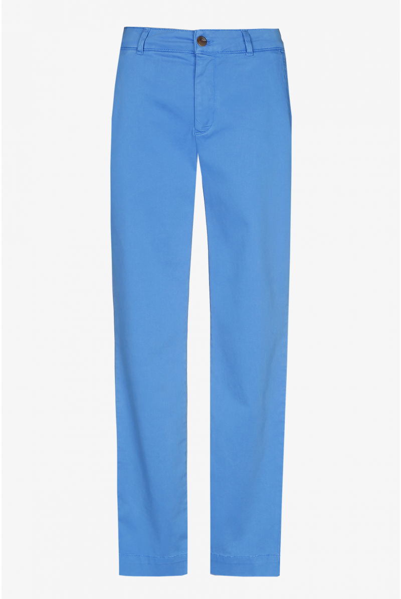 Zachte broek met smalle pijpen
