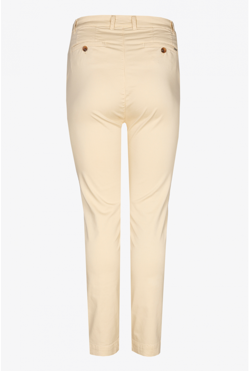 Pantalon doux à jambes étroites