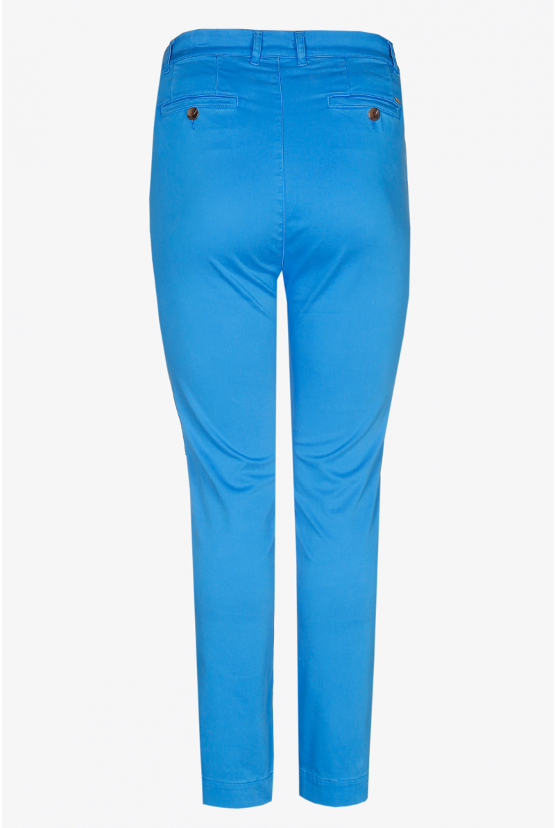Zachte broek met smalle pijpen
