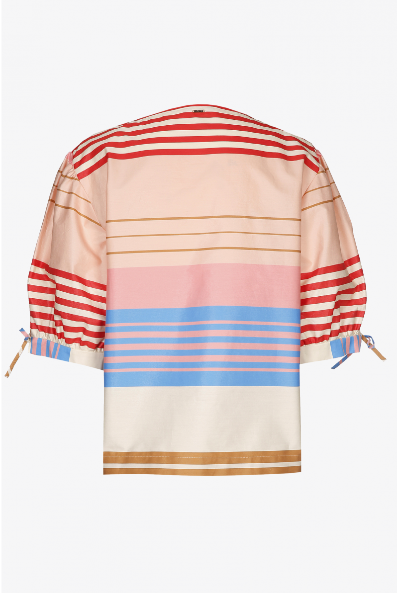 Blouse multicolore surdimensionnée