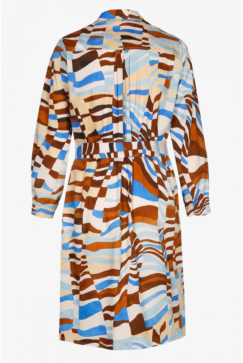 Robe-chemise avec poche de poitrine