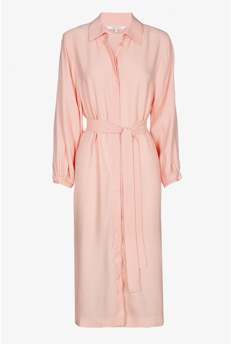 Robe au tomber souple avec ruban à nouer