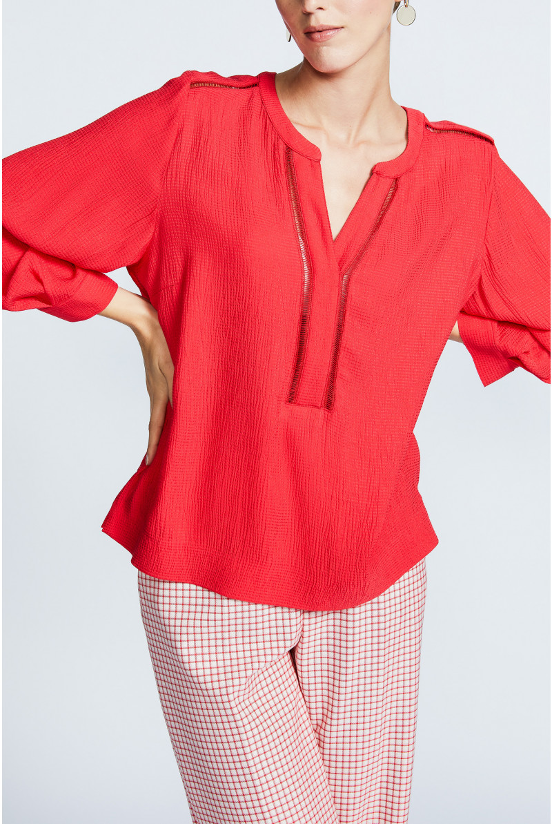 Blouse d’été à col en V