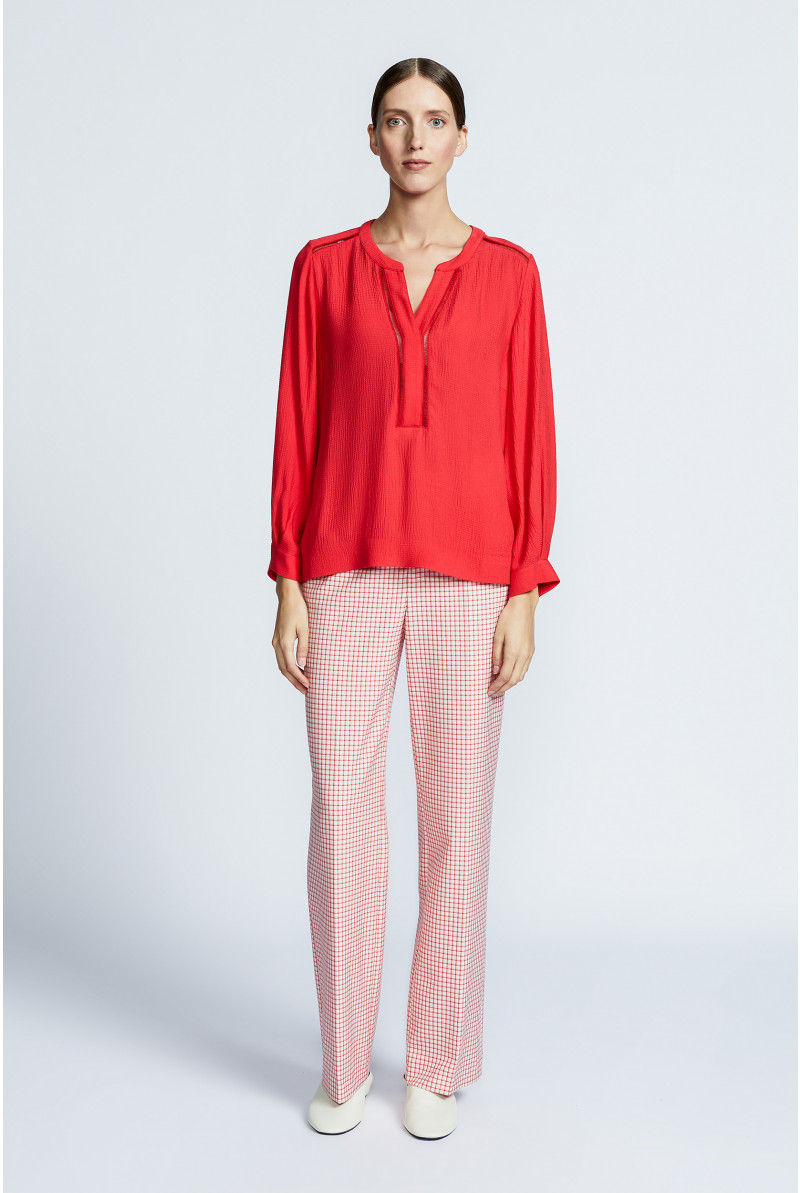 Blouse d’été à col en V