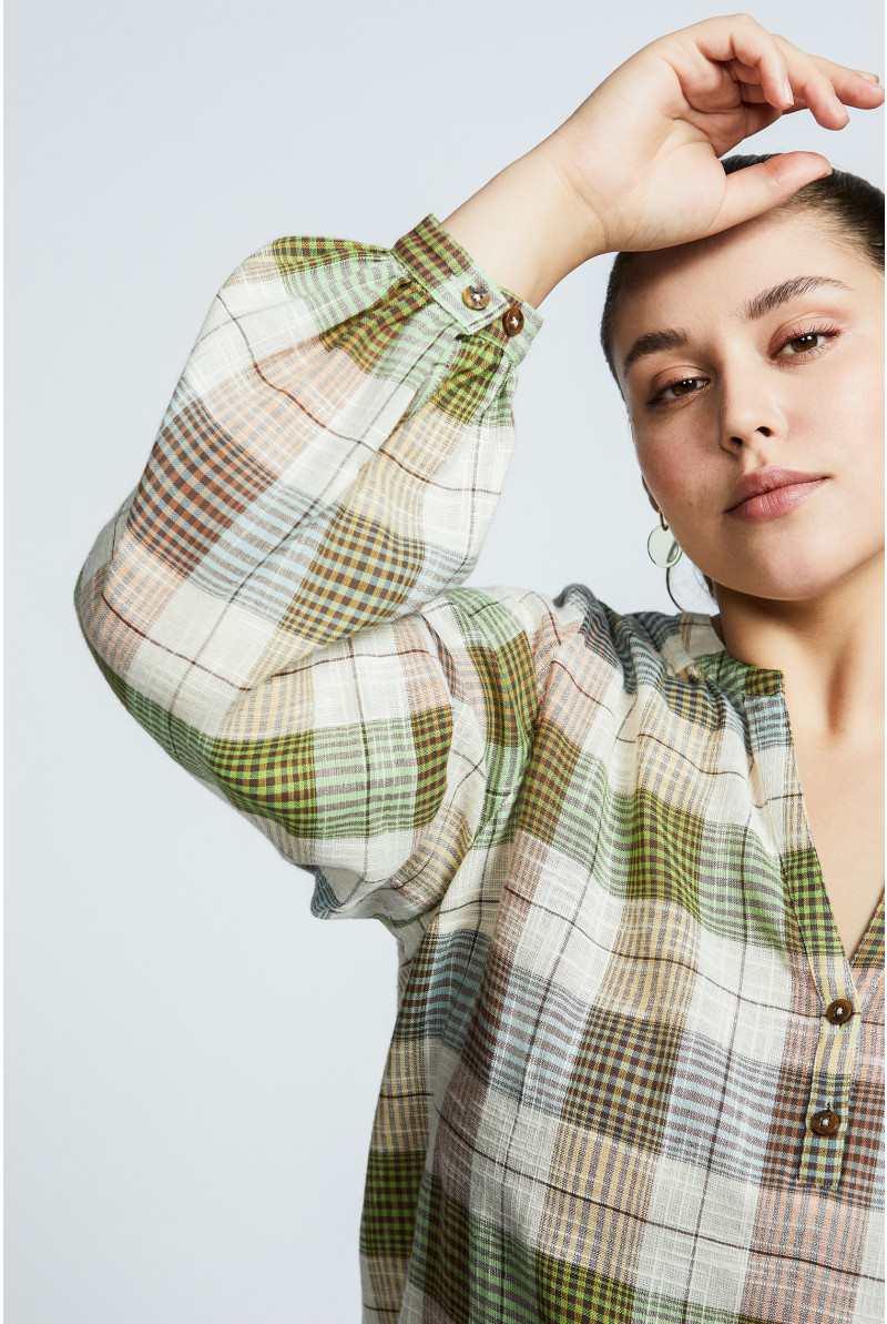 Blouse ample à manches ballon