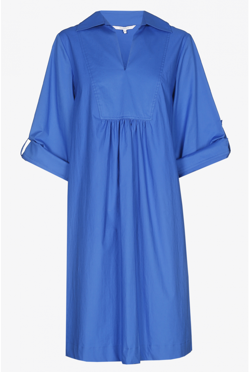 Shirt dress with wide cuff