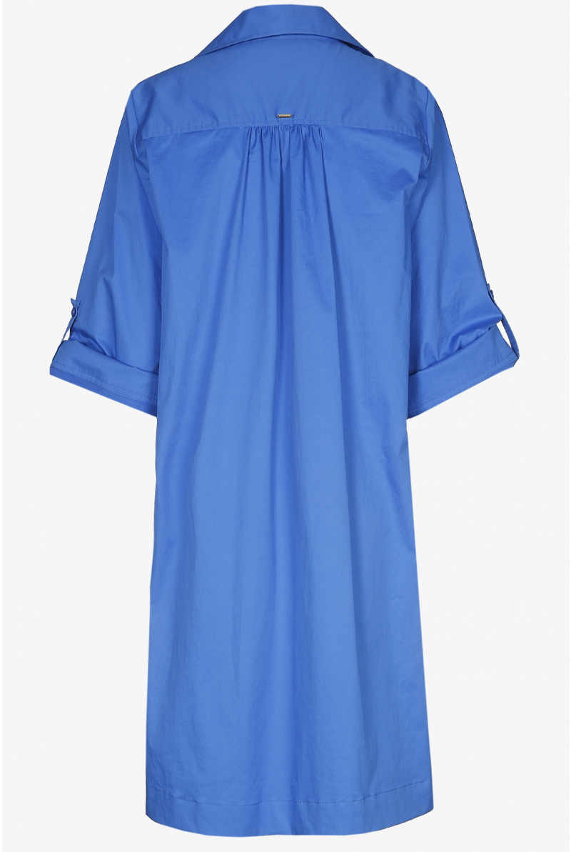 Shirt dress with wide cuff