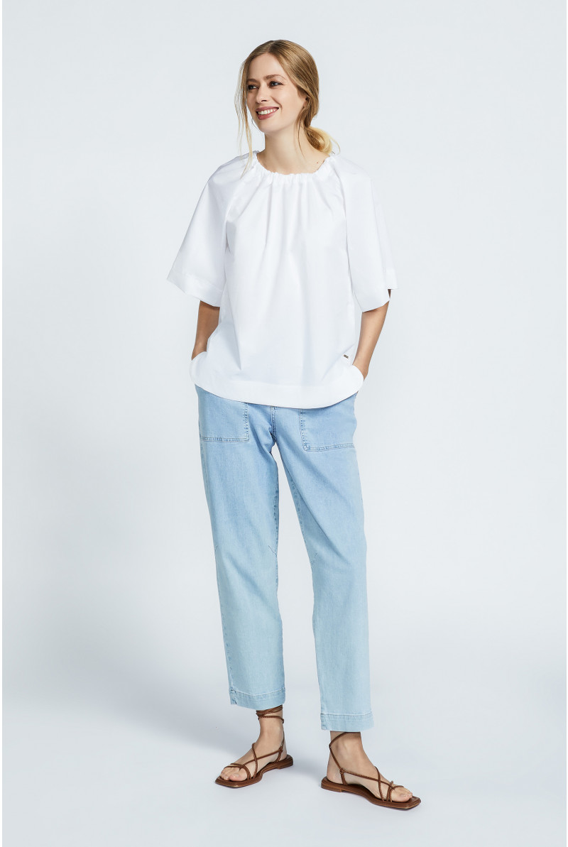 Blouse à épaules dénudées