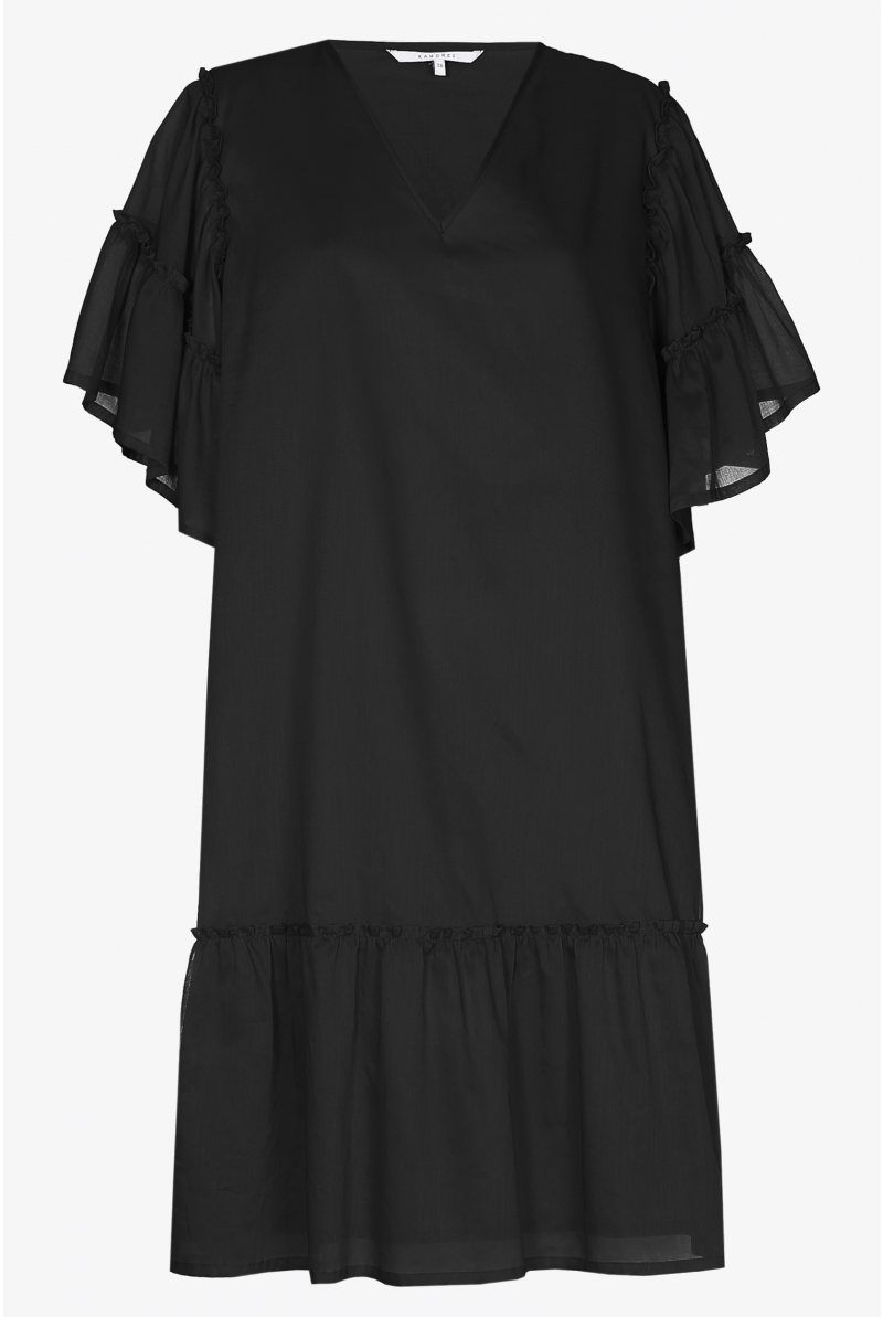 Dress with full-length sleeves
