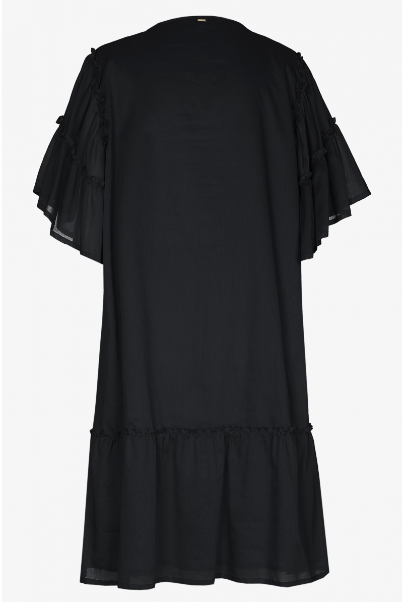 Dress with full-length sleeves