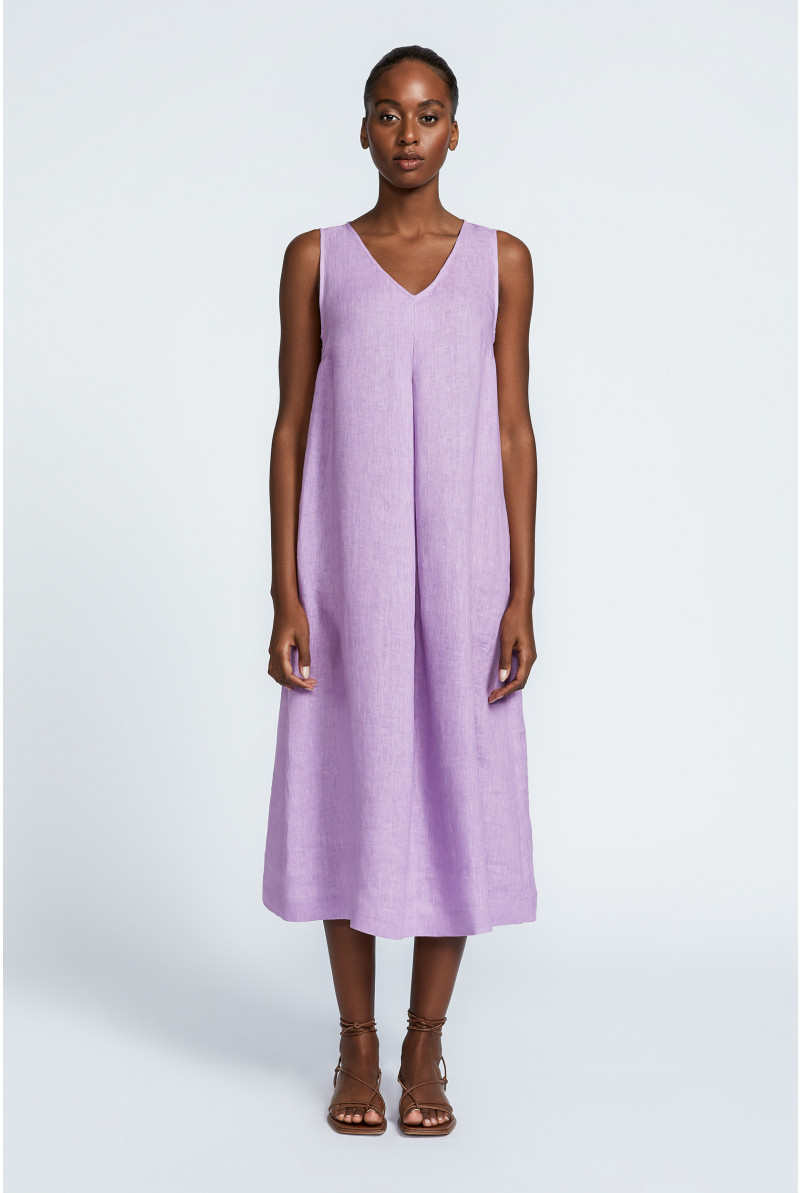 Maxi dress in linen