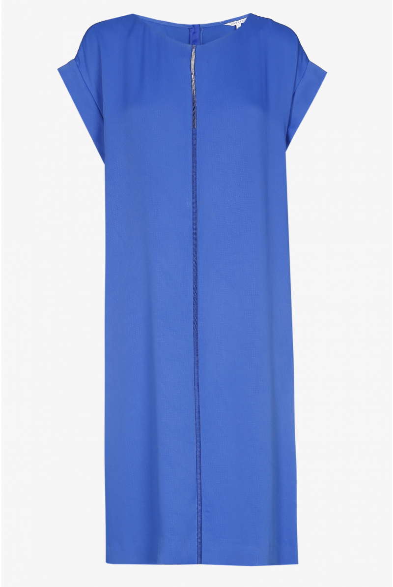 Robe à encolure ronde