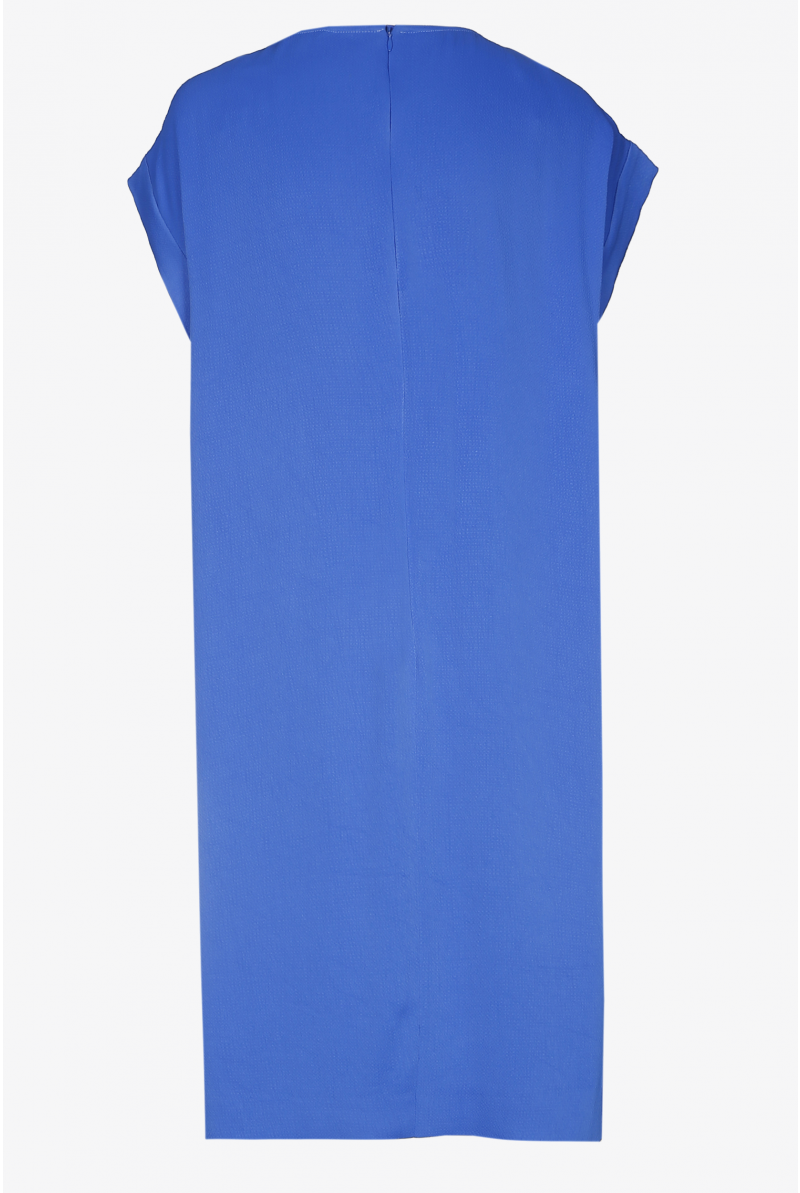 Robe à encolure ronde