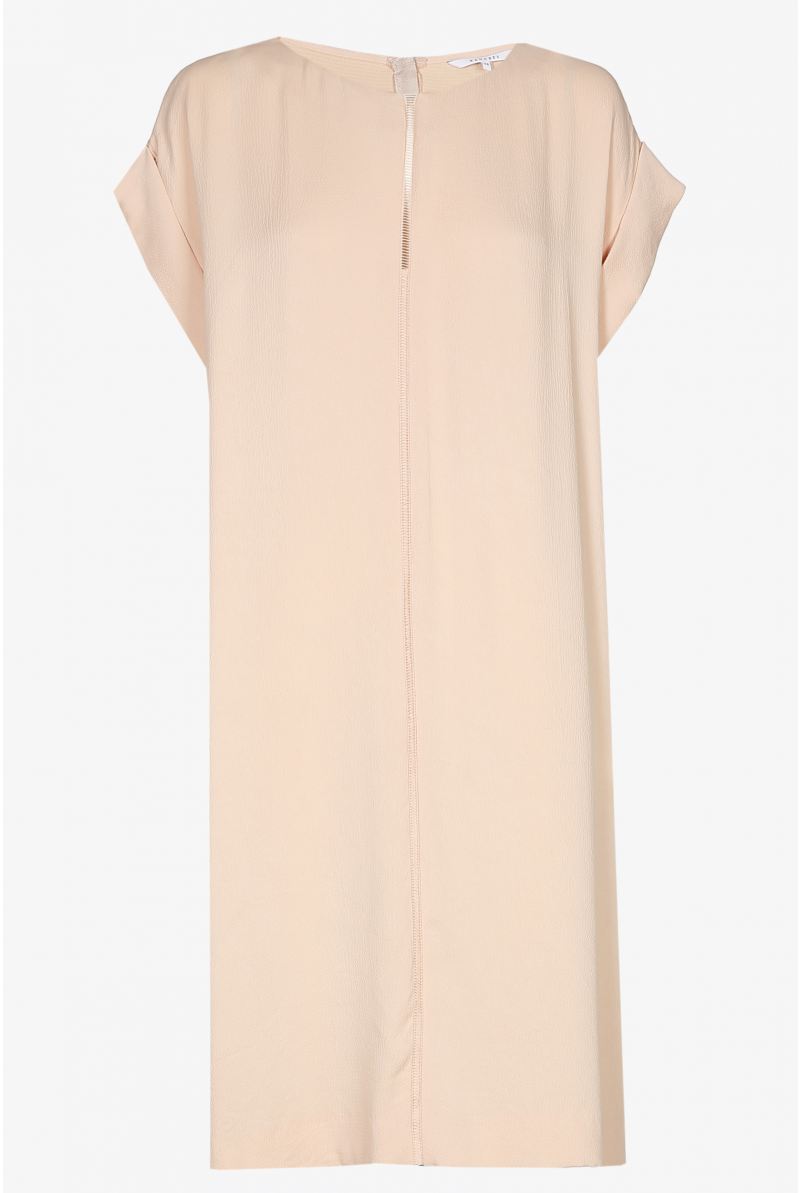 Robe à encolure ronde