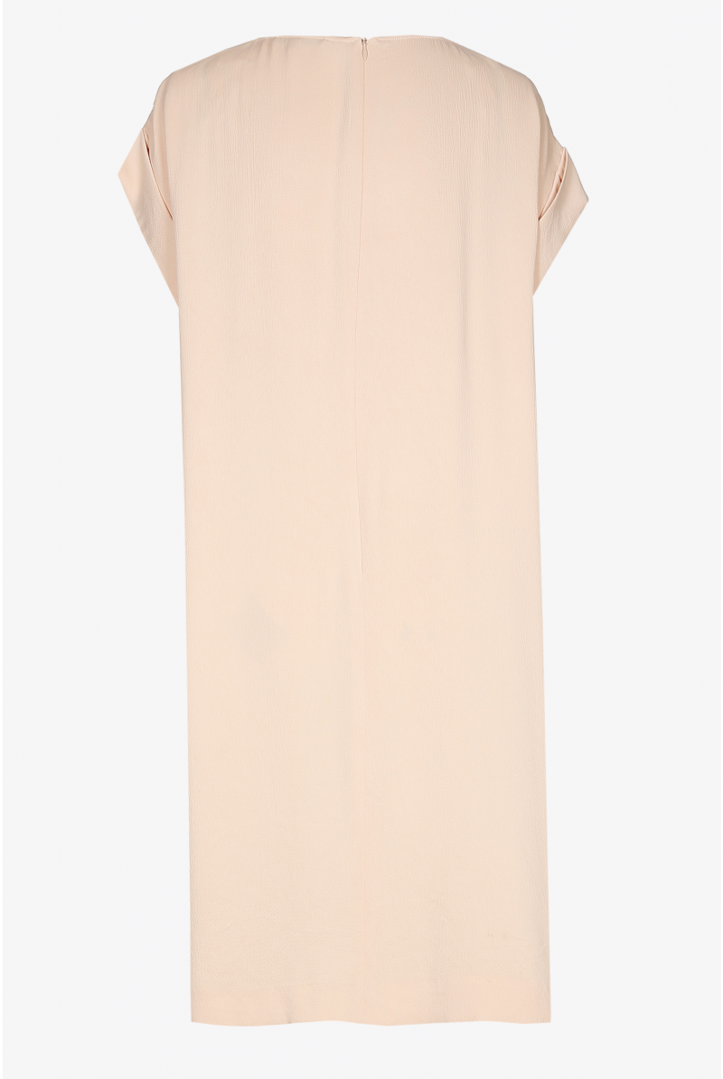 Robe à encolure ronde