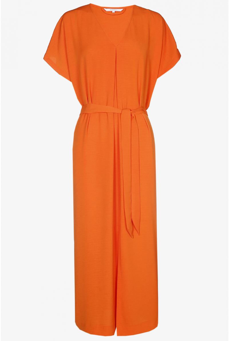 Summery dress in crepe fabric