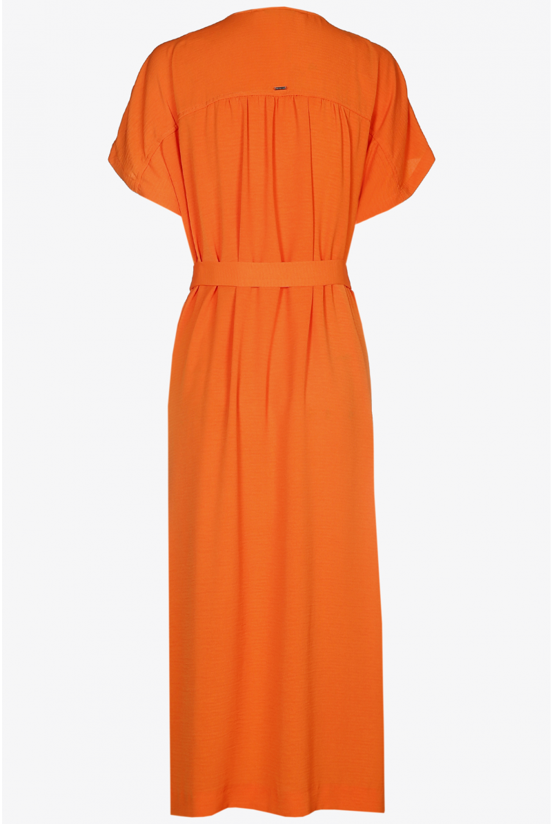 Summery dress in crepe fabric