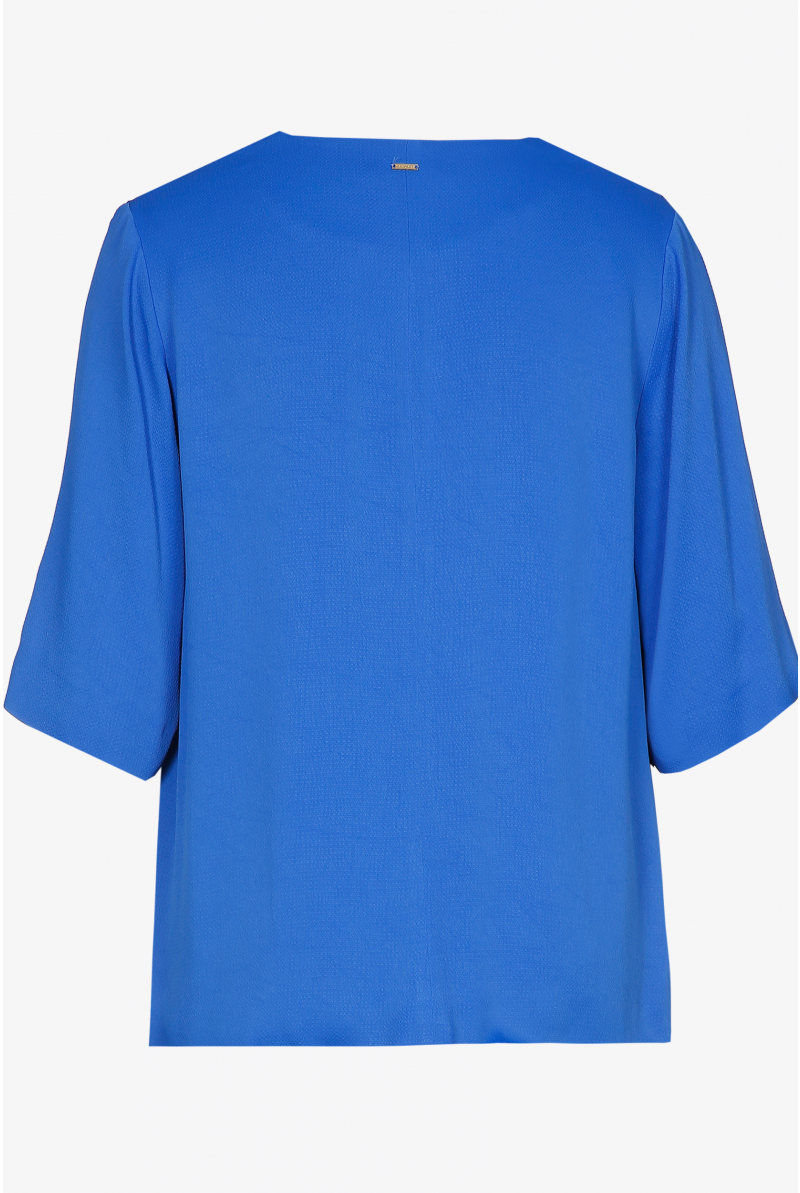 Blouse met gevoerde entre-deux
