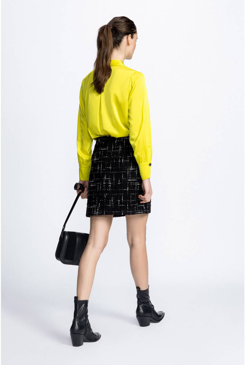 Blouse en soie avec col de chemise