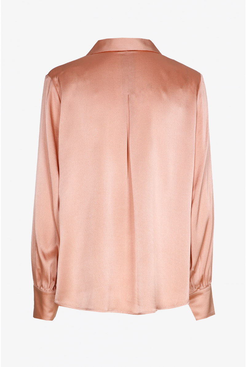 Blouse en soie avec col de chemise