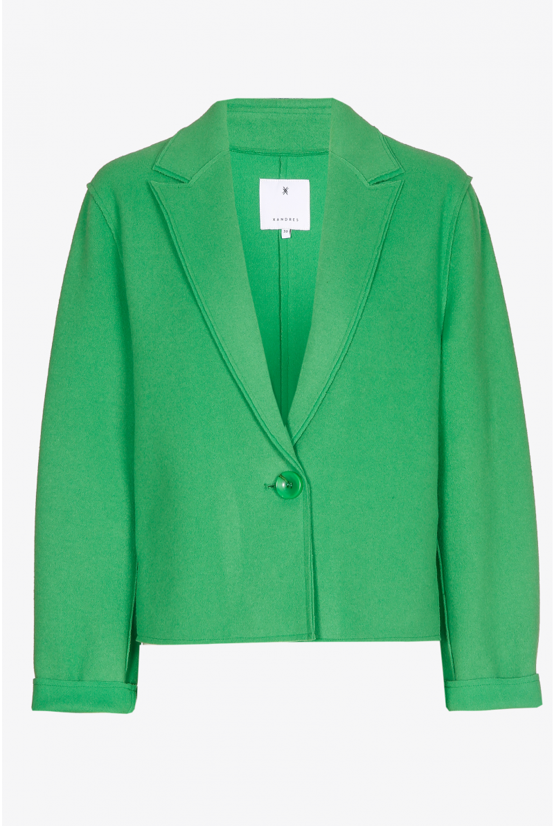 Veste courte avec poches plaquées