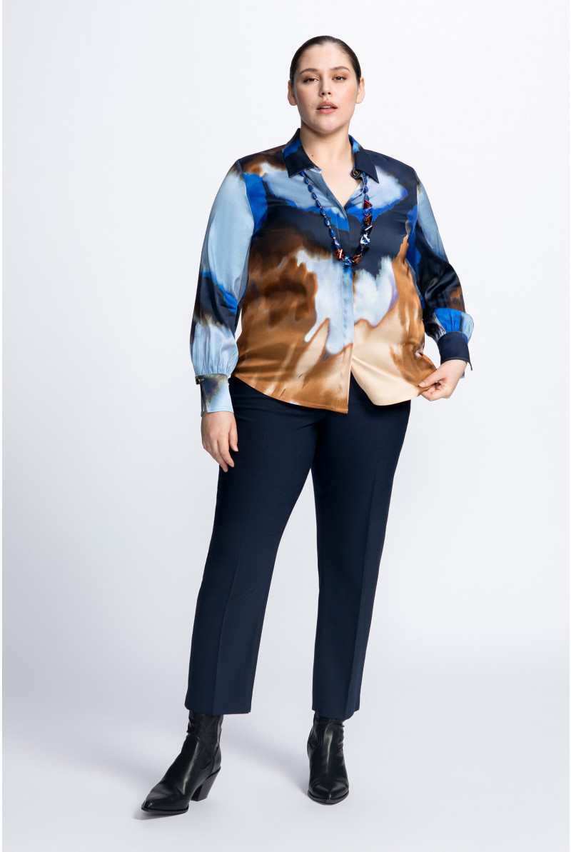 Blouse à motif microscopique