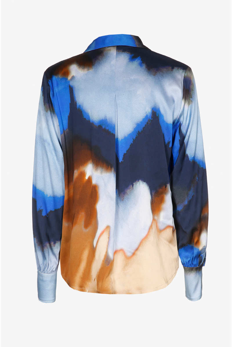 Blouse à motif microscopique