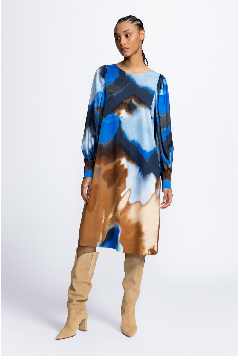 Robe à motif microscopique