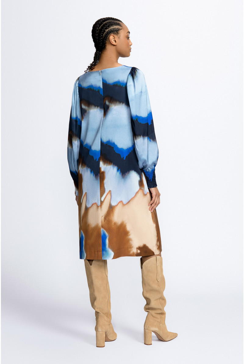 Robe à motif microscopique