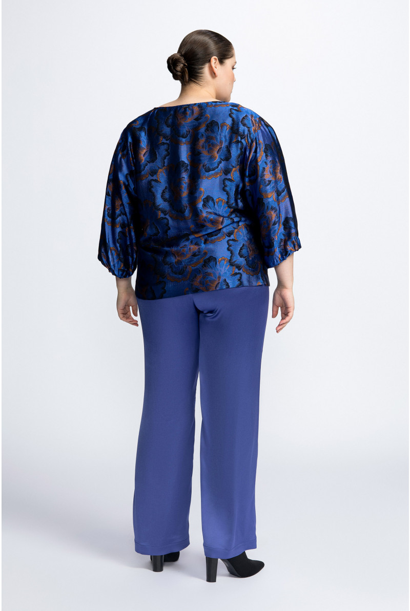 Blouse in jacquard