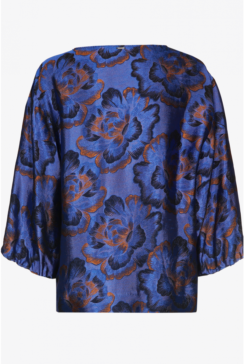 Blouse in jacquard