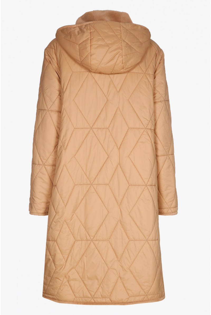 Wendejacke mit Kunstfell