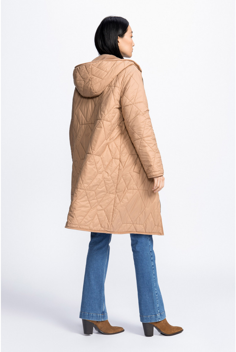 Wendejacke mit Kunstfell