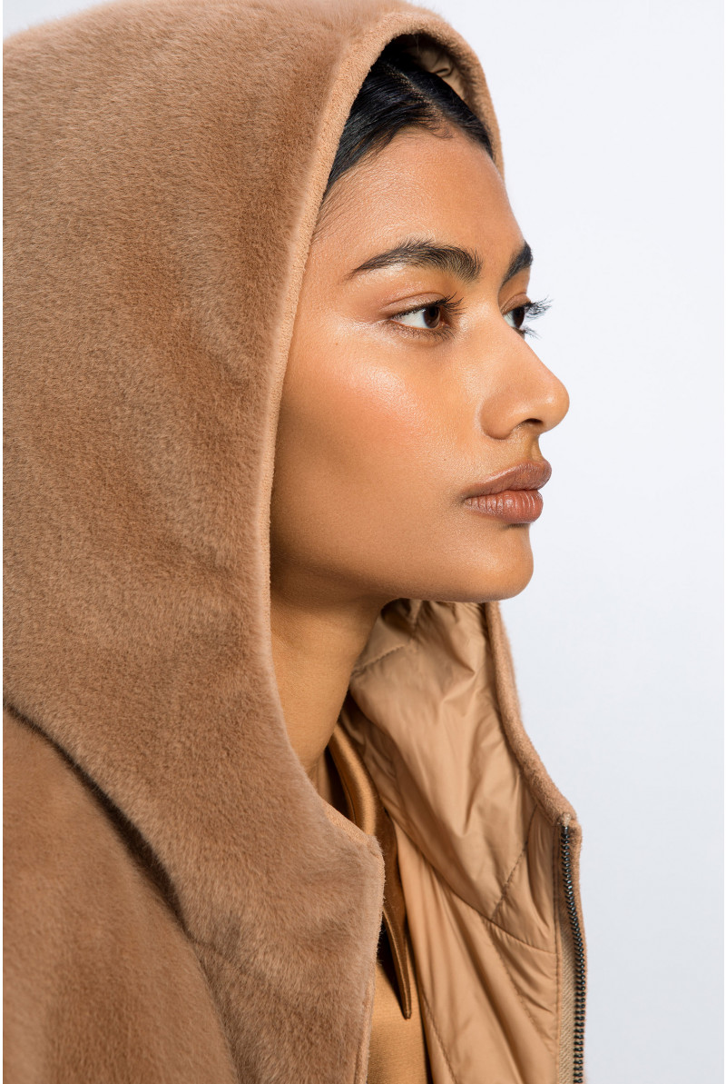 Wendejacke mit Kunstfell