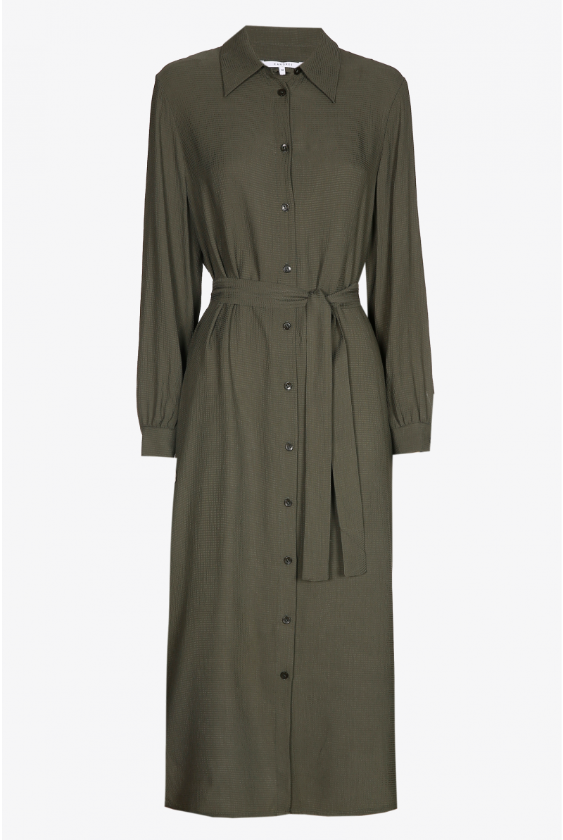 Robe-chemise longue
