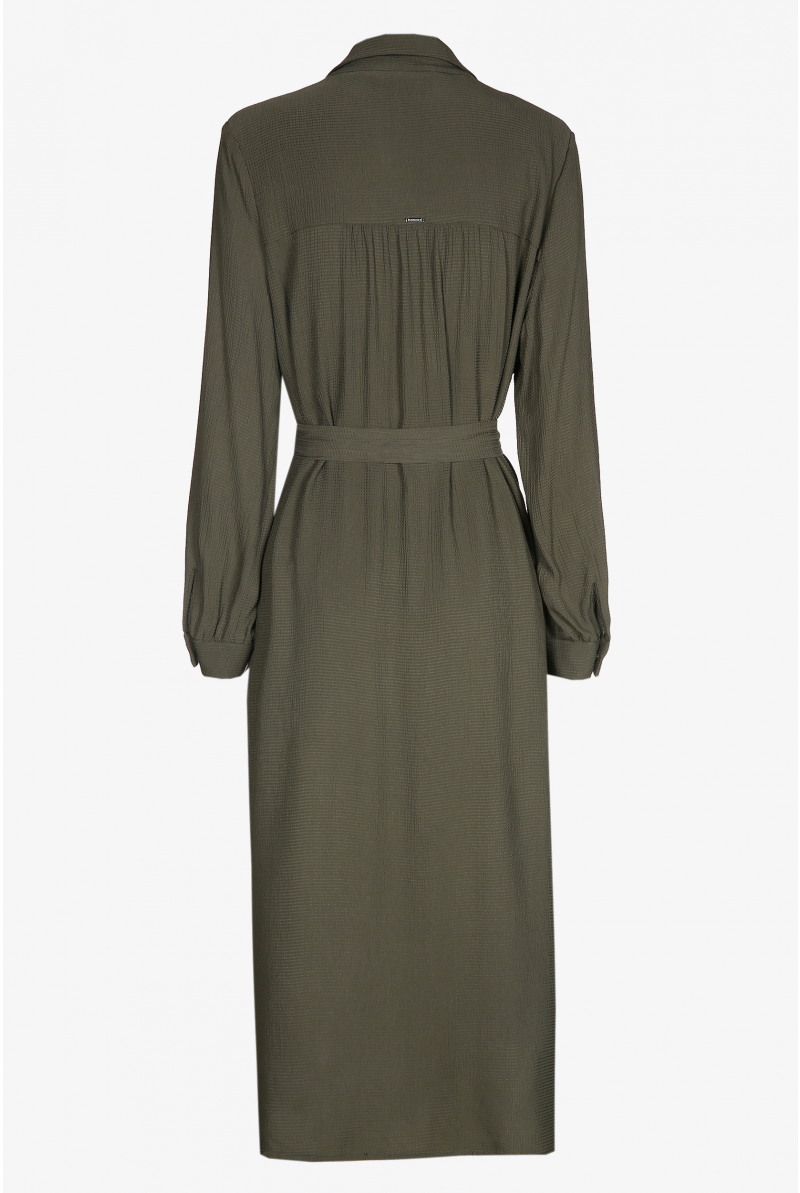 Robe-chemise longue