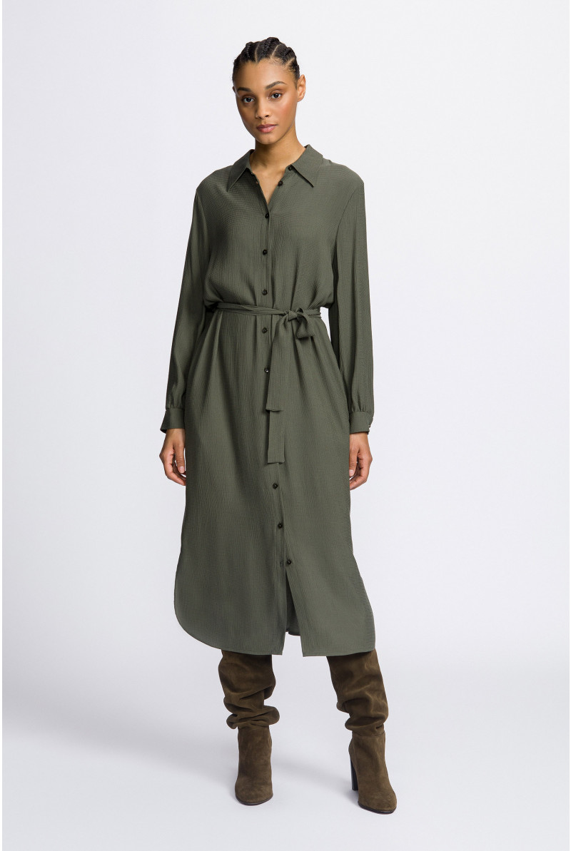 Robe-chemise longue