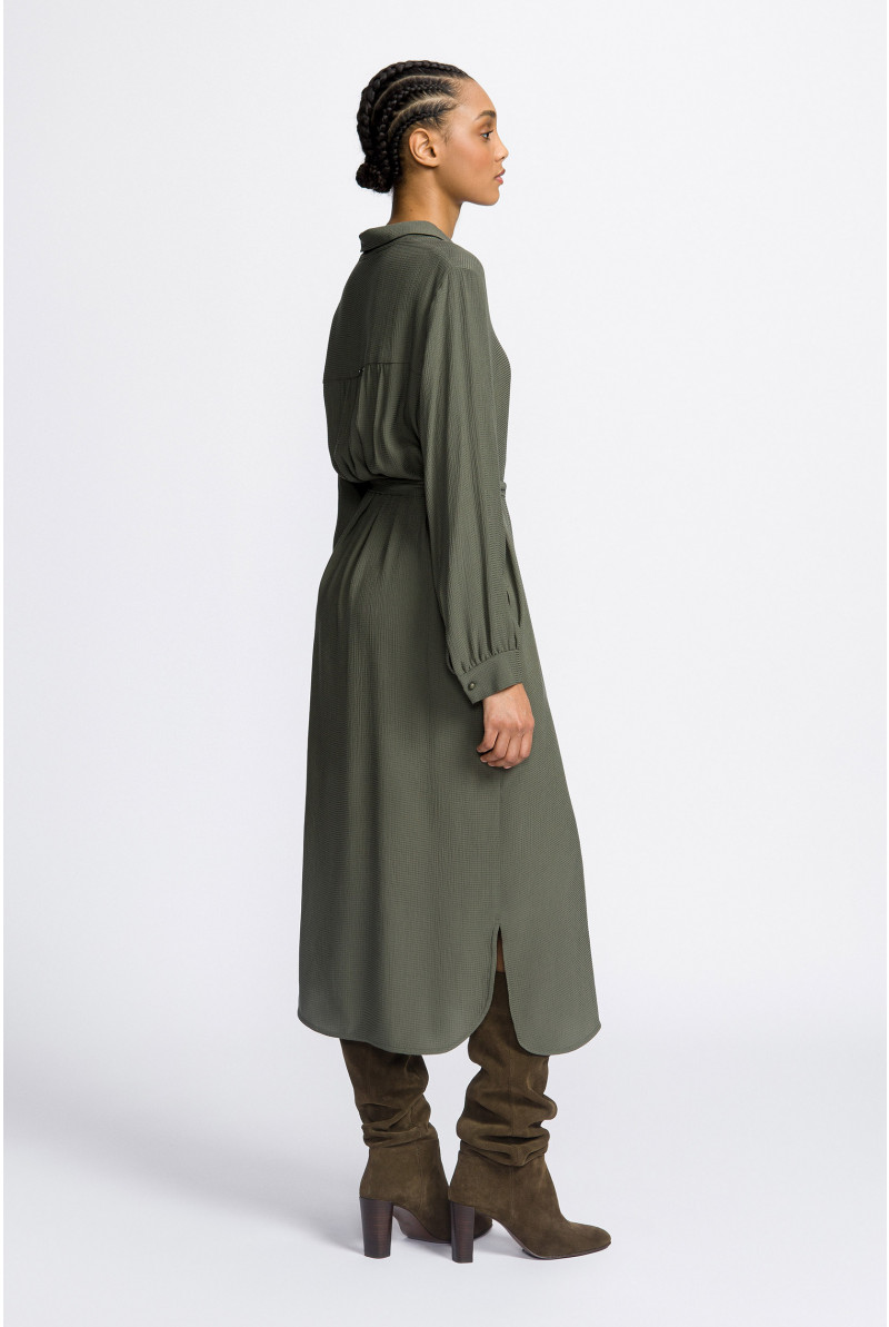 Robe-chemise longue