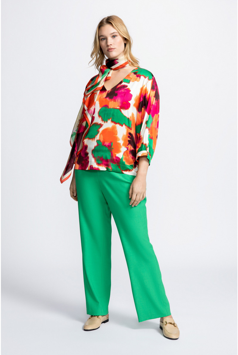 Blouse à motif floral