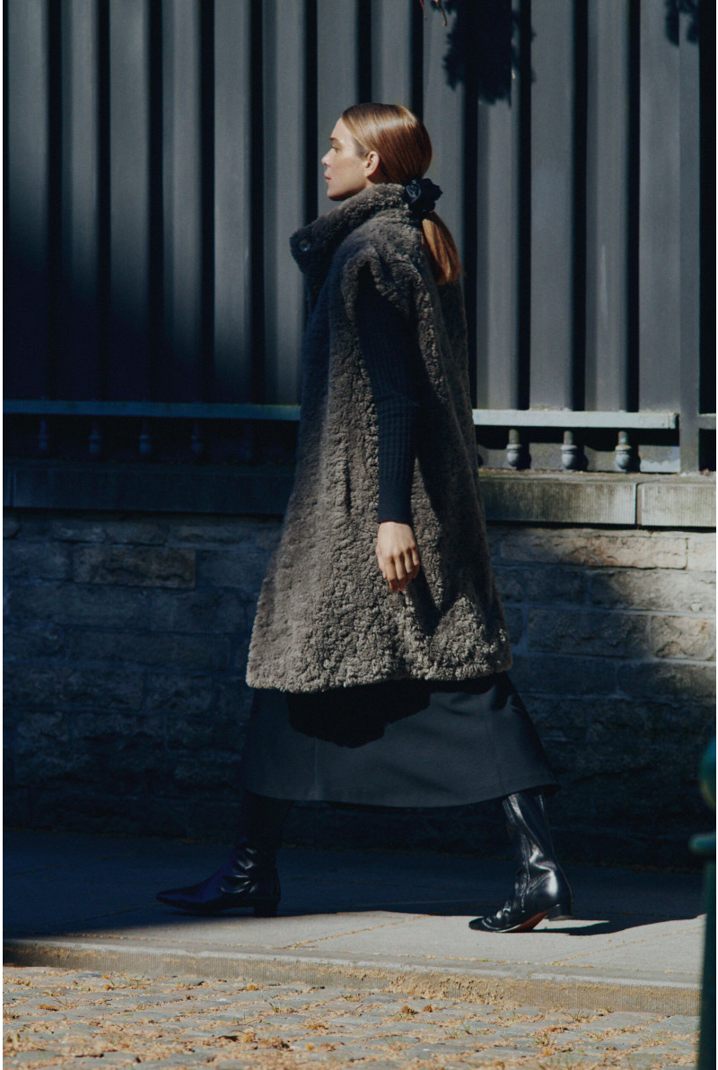 Manteau teddy sans manches