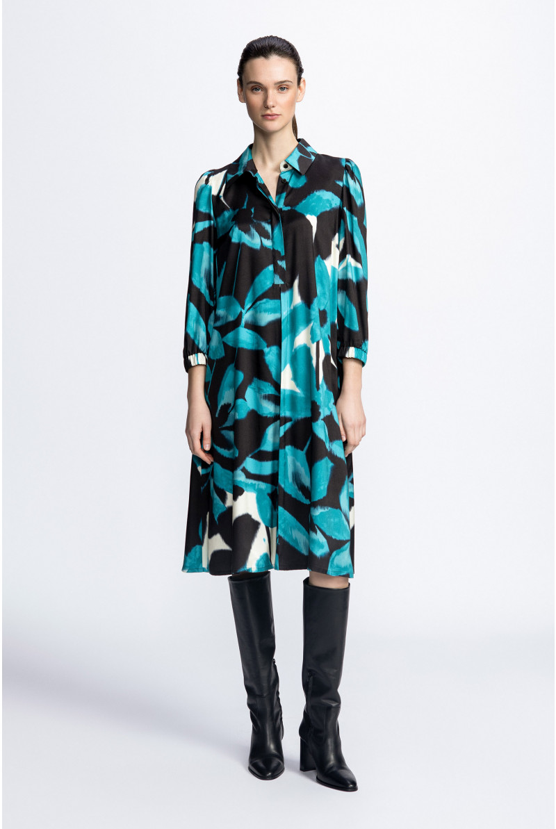 Dress with floral print